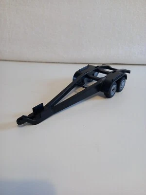 £5 • Buy Playmobil Police Rescue Boat Trailer Black 4 Wheel Hook Up