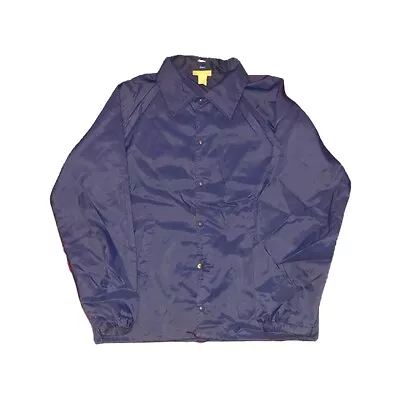 £12 • Buy Light Weight Coach Jacket “Wolverine Gasket” By Hartwell In Blazing Blue Medium 