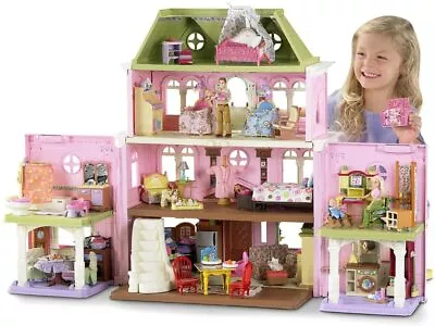 $89.95 • Buy Fisher Price Loving Family Grand Dollhouse & Acc Sets Toyrus Exclusive Nib