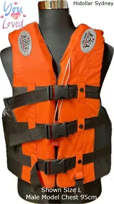 Outdoor Adjustable Life Jacket Wear-resistant Buoyancy Vest Kayak Boat Jacket • $33