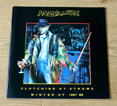 Marillion Clutching At Straws Original 87-88 Birmingham Tickets & Tour Programme • £139.95