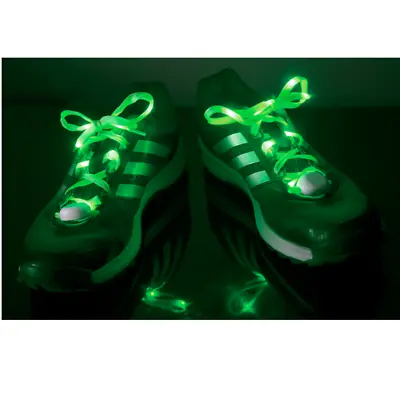 £5.39 • Buy Fiber Optic Led Shoe Laces Neon Glow In The Dark Stick Gadget Rave Party Fun