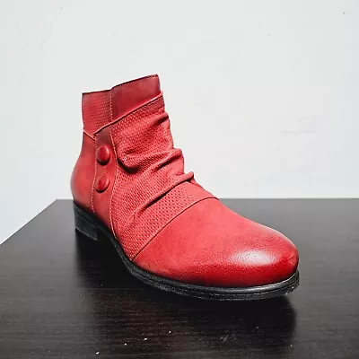 Miz Mooz Leather Ankle Boots - Sallie - Choose Color/Size/Width - NIB • $95