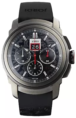 Michel Jordi Furka Automatic Chronograph Watch Men's Big Date Swiss Made New • $2599.99