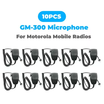 10X 8pin HMN3596A Car Mobile Radio Speaker Mic For Motorola GM950 GM300 PRO5100 • $100