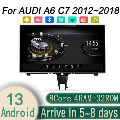 9  Android Navigation Car Gps Stereo Radio Wifi Carplay For Audi A6 C7 A7 C7 Mmi • $461.59