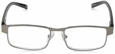 *DISCOUNTED Foster Grant Leo Gunmetal Men's Reading Glasses ~ Pick Strength • $11.39