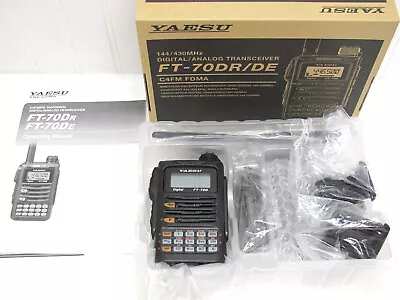 Yaesu FT-70DR DE C4FM FDMA 144/430MHz FM Digital/Analog Handheld TRANSCEIVER • $128.50