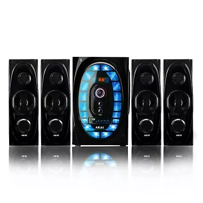 AKAI Jazz MS4680 80W RMS 4.1 Channel Multimedia Speakers Home Theater System • $943.93