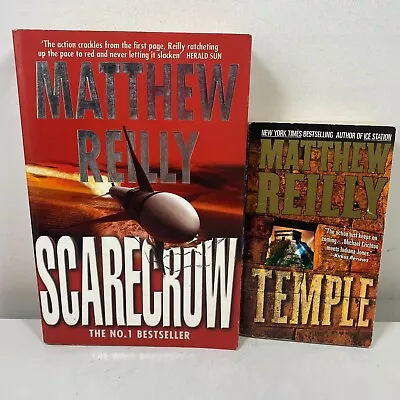 2 Lot Matthew Reilly- Scarecrow & Temple (Paperbacks) • $19.95