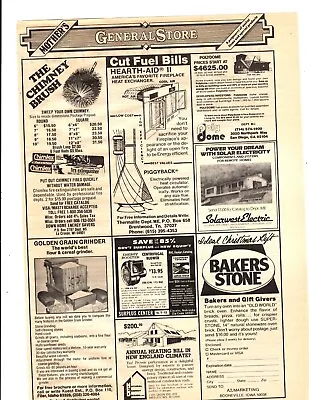 1981 Print Ad Hearth-Aid II America's Favorite Fireplace Heat Exchanger Cut Fuel • $11.99