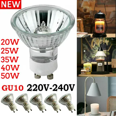 £3.59 • Buy 20/25/35/40/50W GU10 Dimmable Halogen Bulbs Replace Light Spotlight Down Lamp