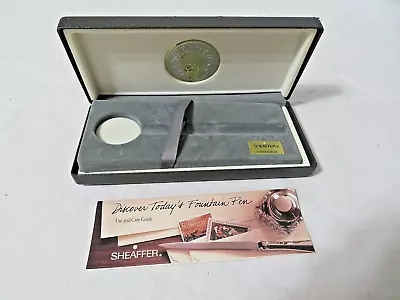 Vintage Sheaffer Connaisseur Fountain Pen Box Only And Instructions • $14.99