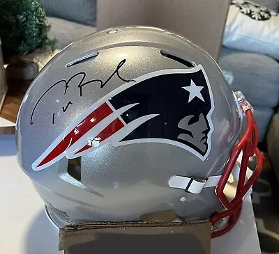 Fanatics Tom Brady Signed Full Size Authentic Speed Helmet Patriots 🔥🔥 • $2199