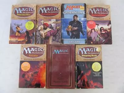 BIG Lot Of (7) MAGIC THE GATHERING SERIES Books #1-4 6 +2 Pocket Player's Guide • $89.95