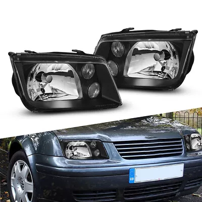 Fit 1999-2005 Volkswagen Jetta Bora Headlights Front Headlamps 99-05 VW US MODEL • $72.99