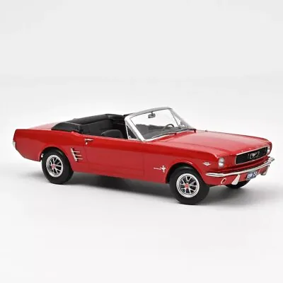 Norev 1/18 Scale MUSTANG COVERTIBLE 1966 - RED - 182810 • £79.95