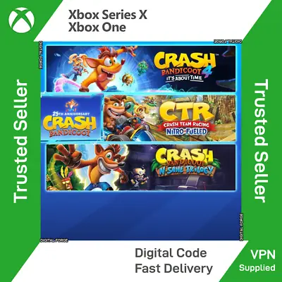 Crash Bandicoot: Crashiversary Bundle - Xbox One Series X|S - Digital Code • £16.99