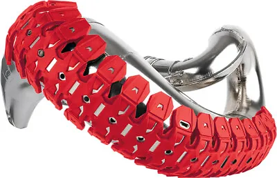 Polisport Armadillo 2 Stroke Pipe Guard Protector Red Universal Exhaust Honda • $66.22