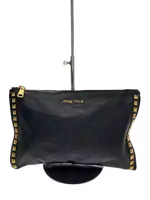 MIU MIU Clutch Bag BLK • $205.12