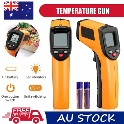 Temperature Gun Digital Laser Infrared Thermometer Non-contact LCD IR Temp Meter • $18.95