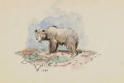 Small Grizzly By Charles M Russell Western Giclee Art Print + Ships Free • $49