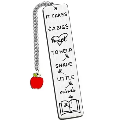 It Takes A Big Heart To Help Shape Little Thank You Inspirational Metal Bookmark • £3.99