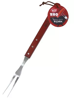 TableCraft BBQ Series Heavy Duty 18  Stainless Steel Fork • $4.95