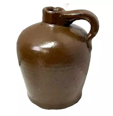 Red Wing Pottery Minnesota Stoneware Whiskey Jug  Primitive Salt Glaze Brown • $65