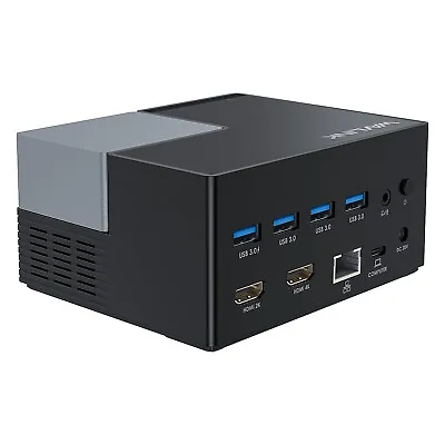 £119.98 • Buy USB C Docking Station Dual Display 100W Power Delivery For Thunderbolt 3 & 4 Mac