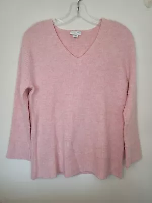 J. Jill Cashmere Wool Fuzzy Cozy Soft  Sweater Heather Pink Size Small • $25