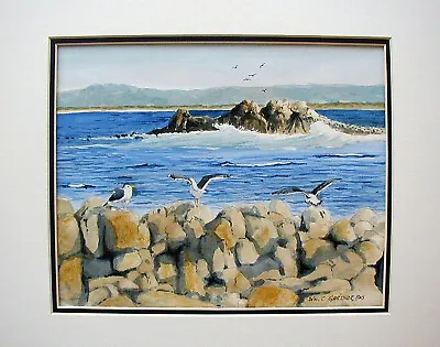 Monterey California    Signed/numb  8  X 10  Watercolor Print Seascape • $35