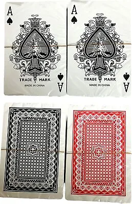 2x  2Packs Of 100% Plastic ROYAL PLAYING CARDS POKER PARTY BRIDGE GAME TOY • £9.99