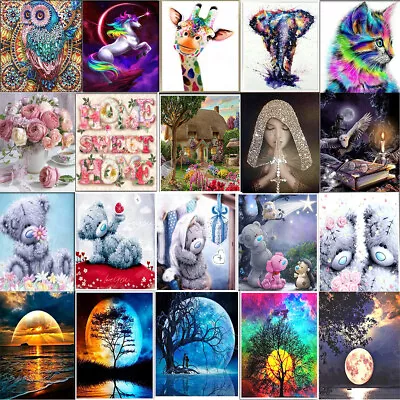£3.90 • Buy Full Drill 5D Diamond DIY Painting Embroidery Decor Cross Stitch Kits Home Decor