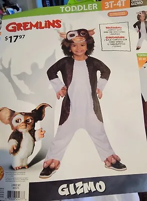 $18 • Buy  Gremlins Gizmo Size 3T-4T Toddler Costume New Jumpsuit 