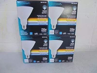 EcoSmart 250-Watt Equivalent PAR38 Dimmable CEC Flood LED Light Bulb 4PK • $59.95