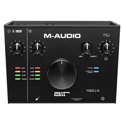 M-Audio Air 192/4 USB 2x2 Audio Interface Recording/Monitoring W/ MIDI Black • $249