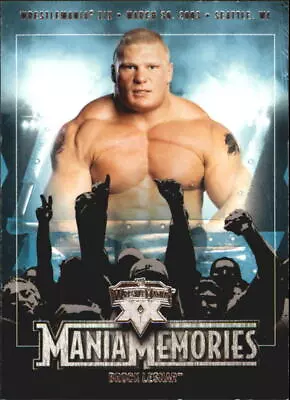 2004 Fleer WWE WrestleMania XX #84 Brock Lesnar MM • $3