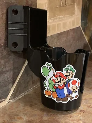 Super Mario Brothers Pinball Machine Drink Beverage Cup Holder Mod • $34.99