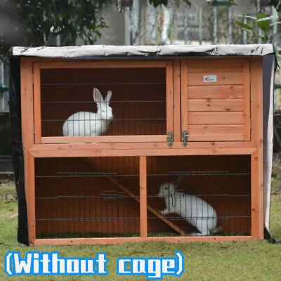 Waterproof Bunny Rabbit Hutch Pet Cage Cover Outdoor Garden Covers UV Protectors • £32.29