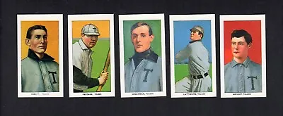 1909-11 T206 TOLEDO MUD HENS Complete 5 Card Team Capital REPRINT Set  • $5