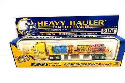 New K-LINE QUIKRETE Heavy Hauler Tractor Trailer Packaged Concrete 13.5  Long • $40.49