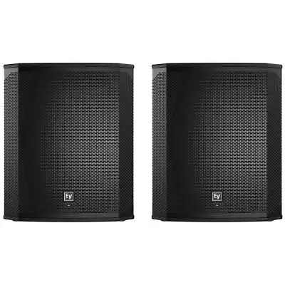 2 X Electro-Voice ELX200-18SP 18  Bass Sub Active Speaker 2400W + Cover + Pole • £2475