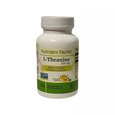 L-Theanine 200mg To Restore Calmness And Relaxation 120 Vegetarian Capsules • £9.99