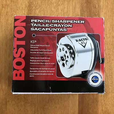 NEW Boston X-Acto KS Wall Mount Adjustable Manual Pencil Sharpener Open Box • $24.99