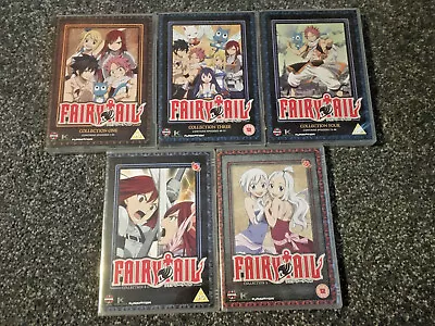 Fairy Tail Dvd Box Set Volume 1 3 4 8 9 English • £19.99