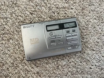 £88 • Buy SONY MZ-F40 MD WALKMAN The 1st MiniDisc Player With Built-in Radio Dual Display