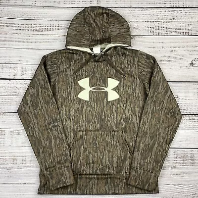 Under Armpit Mossy Oak Bottomland Camo Hoodie Men’s Small Hunting Cold Gear • $39.95