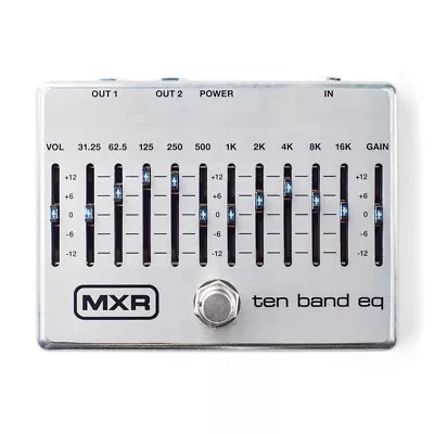 MXR M108S Ten Band EQ Pedal For Electric Guitar • $149.99