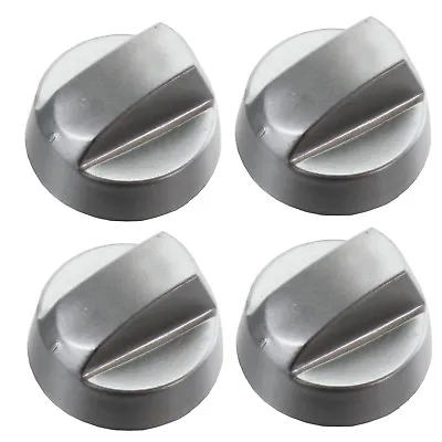£10.99 • Buy BAUMATIC Zanussi Belling Chrome Oven Knob Silver Gas Hob Cooker Switch Knobs